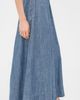 Faherty Faherty Tried & True Chambray Nera Skirt River Mist Wash - 4