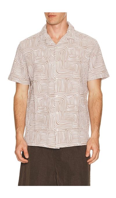 Fair Harbor Fair Harbor Castaway Textured Camp Shirt