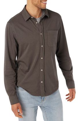 Fair Harbor Fair Harbor Saltaire Organic Cotton Knit Button-Up Shirt