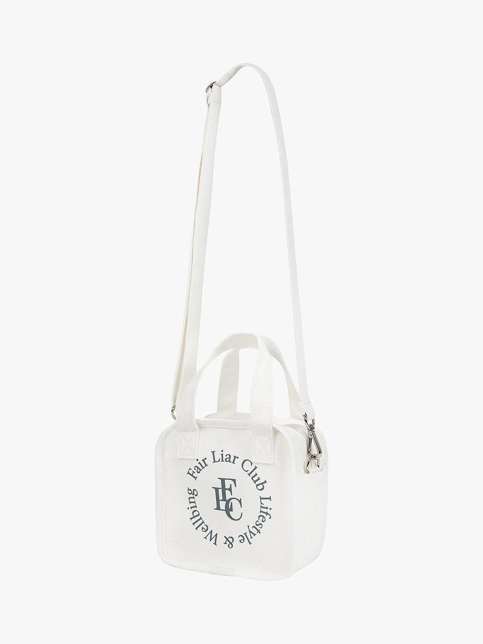 FAIRLIAR CLUB Convertible Square Logo Crossbody Bag