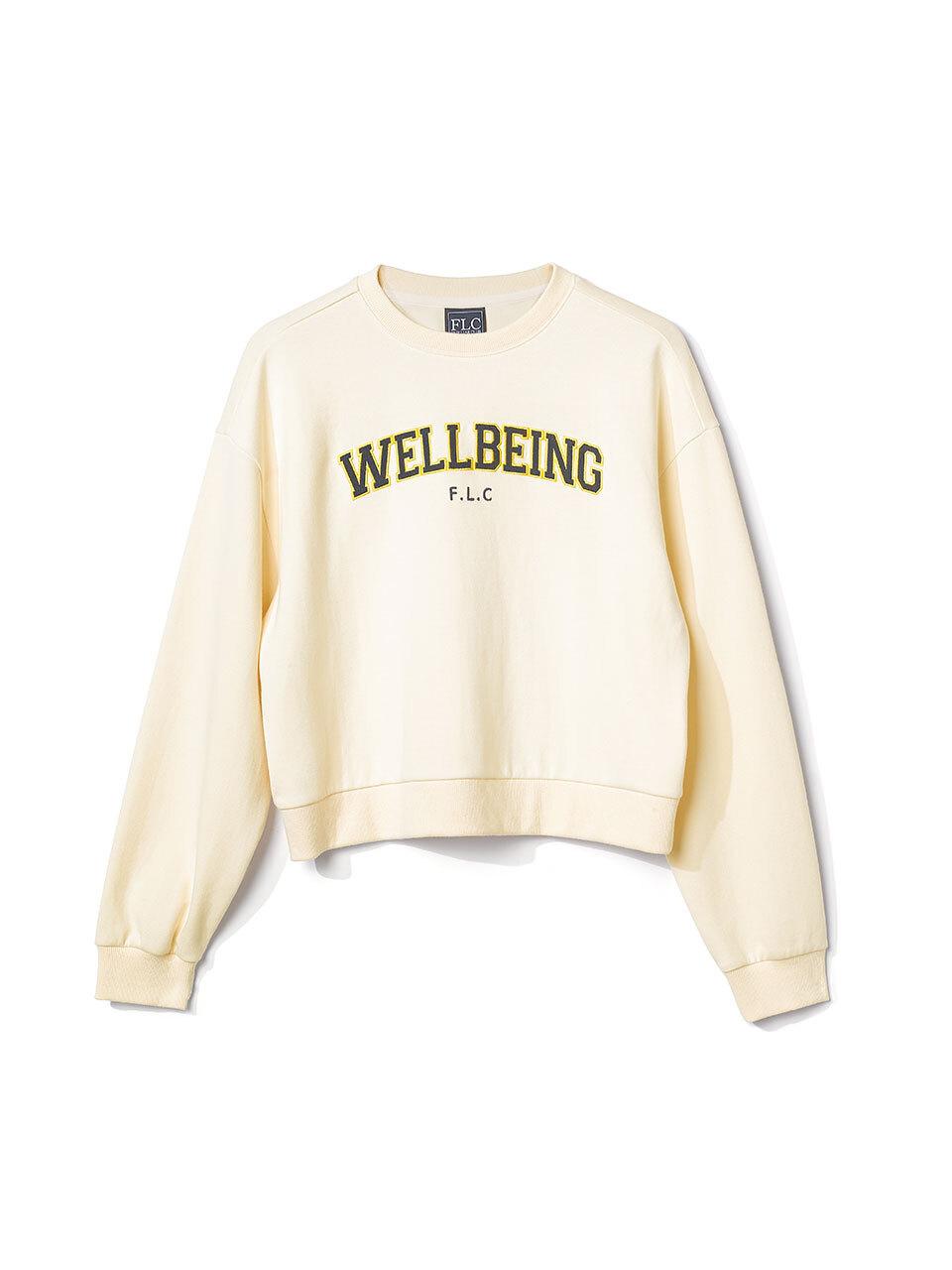 FAIRLIAR CLUB Drop Shoulder Cropped Cotton Sweatshirt [YELLOW]