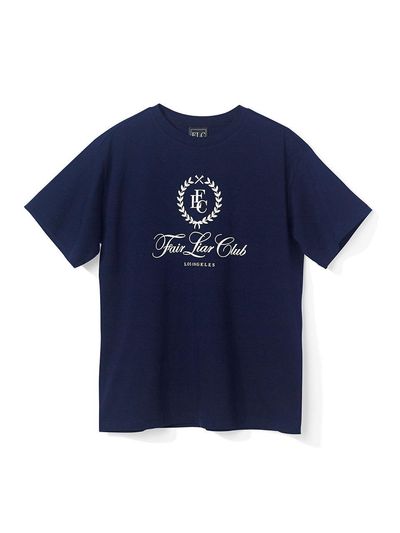 FAIRLIAR CLUB FLC Oversized LA Cotton T-shirt [NAVY]