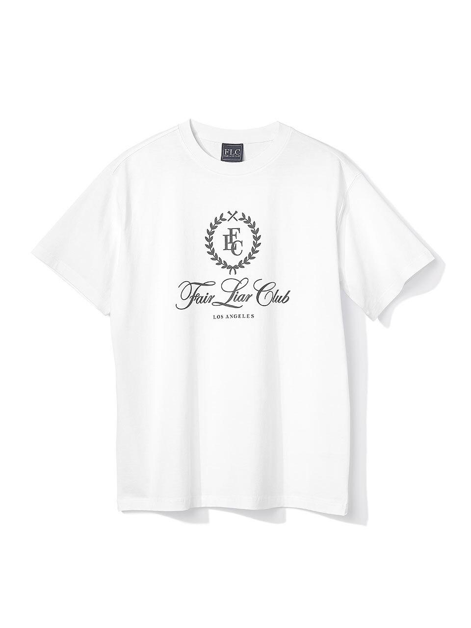 FAIRLIAR CLUB Oversized Cotton Logo T-shirt [Beige]