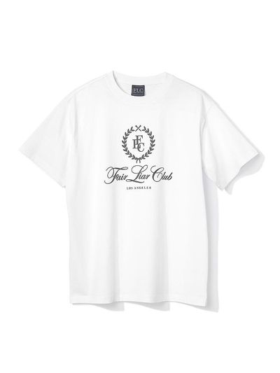 FAIRLIAR CLUB Oversized Cotton Logo T-shirt [Beige]