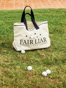 FAIRLIAR CLUB Star Canvas Cotton Oxford Tote Bag