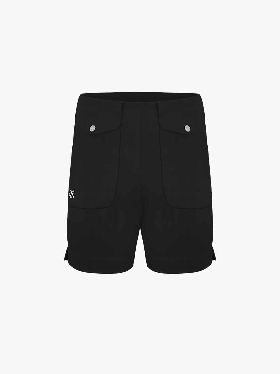 FAIRLIAR GOLF 5-inch Slim Fit Water-Repellent Shorts [Black]