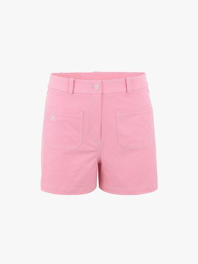 FAIRLIAR GOLF A-line Moisture-wicking Pocket Culottes Pants [Pink]