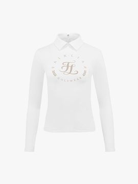 FAIRLIAR GOLF Big Logo Back Zip-up T-shirt [WHITE]