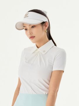 FAIRLIAR GOLF FL Front Shirring T-shirt [WHITE]