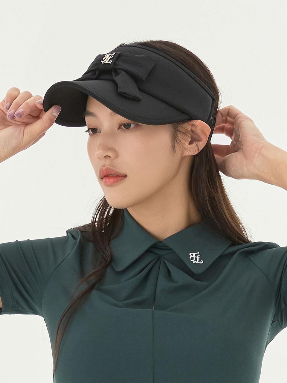 FAIRLIAR GOLF Front Ribbon Visor [Black]