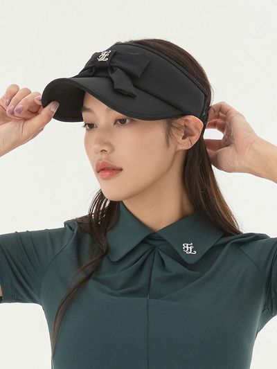 FAIRLIAR GOLF Front Ribbon Visor [Black]