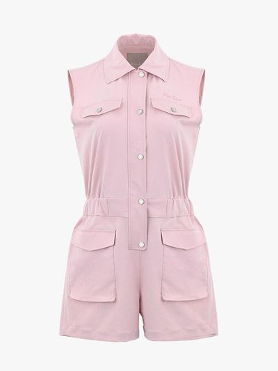FAIRLIAR GOLF Heart Symbol Performance FairLia Jumpsuit [Pink]