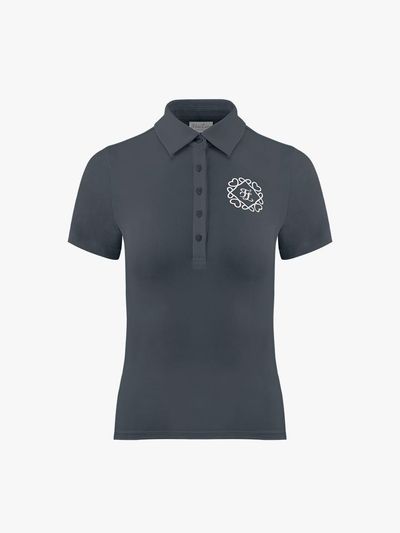 FAIRLIAR GOLF Heart Symbol Slim Fit Performance T-shirt [Charcoal]
