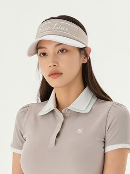 FAIRLIAR GOLF Logo Embroidered Visor [beige]