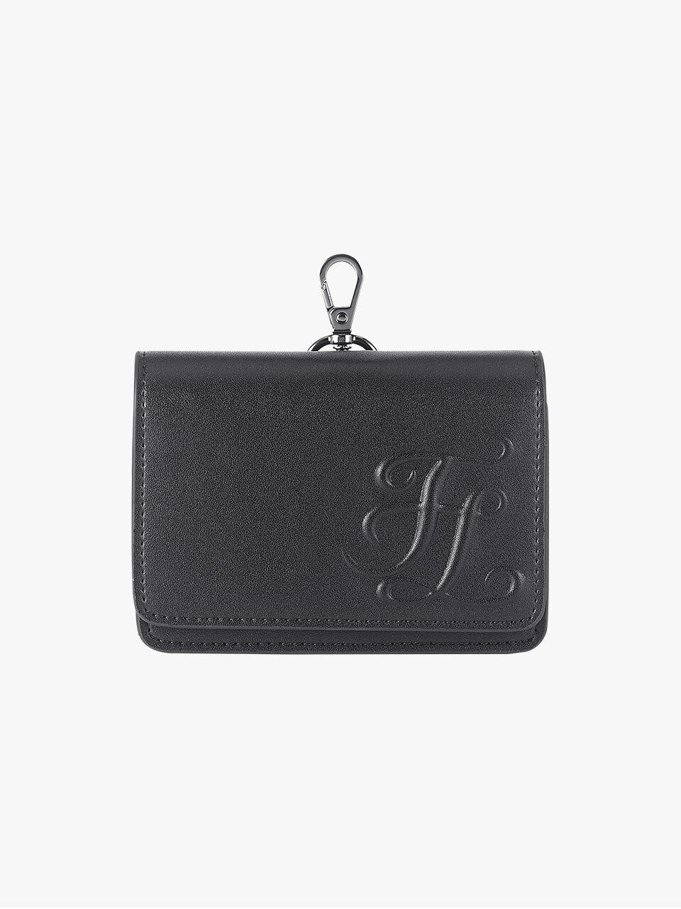 FAIRLIAR GOLF Logo Synthetic Leather Rangefinder Case [Black]