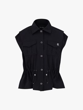 FAIRLIAR GOLF Pocket Collar Vest Golf [Black]
