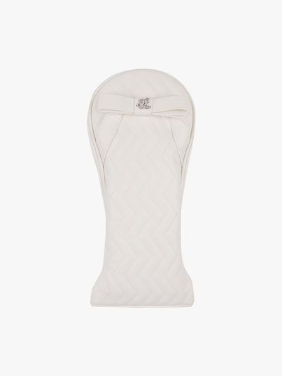 FAIRLIAR GOLF Ribbon Quilted Artificial Leather Driver Cover [Beige]