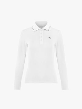 FAIRLIAR GOLF Wave Collar UV Protection Slim Fit T-shirt [Beige]