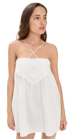Fait Par Foutch Fait Par Foutch Juniper Dress White Embroidery