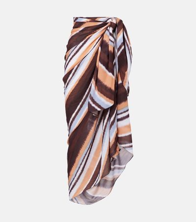 Faithfull Faithfull Abaya striped beach cover-up