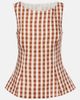 Faithfull Faithfull Ana gingham linen top - 1