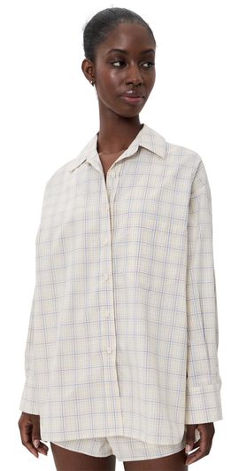 FAITHFULL FAITHFULL Angelo Shirt Flor Check/Antique White