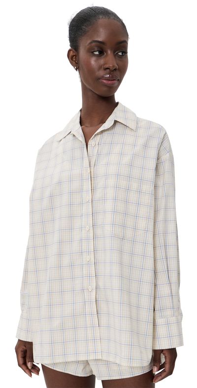 FAITHFULL FAITHFULL Angelo Shirt Flor Check/Antique White