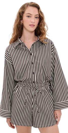 FAITHFULL FAITHFULL Belas Romper Rita Stripe Port