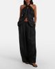 Faithfull Faithfull Biba embellished halterneck linen top - 2