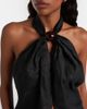 Faithfull Faithfull Biba embellished halterneck linen top - 4