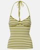 Faithfull Faithfull Citara striped halterneck cotton-blend top - 1