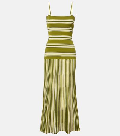 Faithfull Faithfull Esenia striped cotton-blend maxi dress