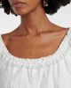 Faithfull Faithfull Galle lace-trimmed cotton top - 3