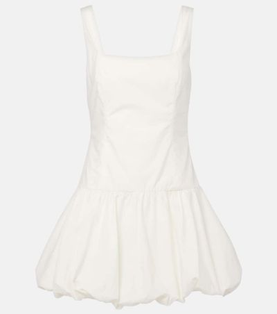 Faithfull Faithfull Gathered cotton poplin minidress