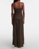 Faithfull Faithfull Hedy draped linen maxi dress - 3