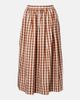 Faithfull Faithfull Ida gingham linen midi skirt - 1