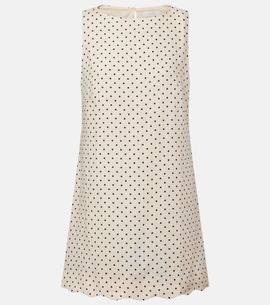 Faithfull Faithfull Iria polka-dot linen minidress