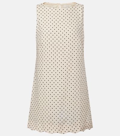 Faithfull Faithfull Iria polka-dot linen minidress