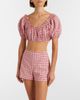Faithfull Faithfull Lila checked cotton shorts - 2