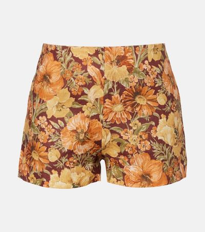 Faithfull Faithfull Lila floral linen shorts