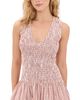 FAITHFULL FAITHFULL Palomar Mini Dress Paloma Check/Cinnamon White - 1