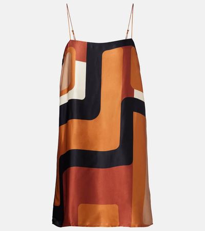 Faithfull Faithfull Phylis printed satin minidress