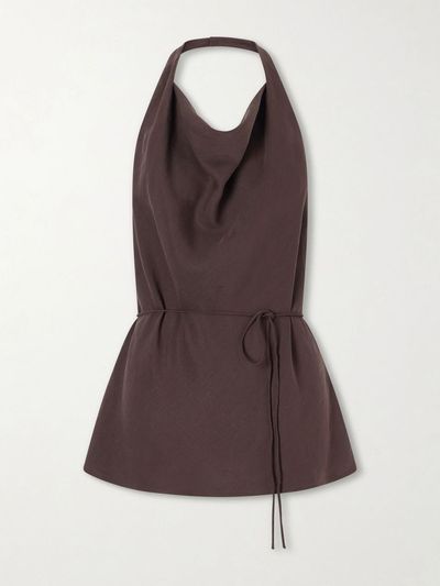 FAITHFULL Izaro TENCEL™ lyocell and linen-blend blouse