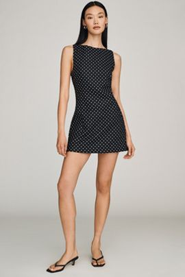Faithfull Jacie 100% Linen Mini Dress