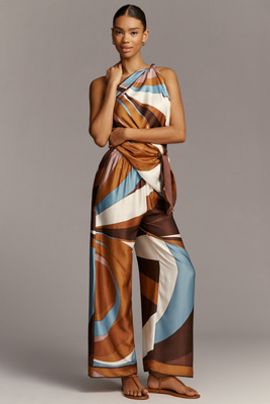 Faithfull Jensen Pull-On Wide-Leg Pants