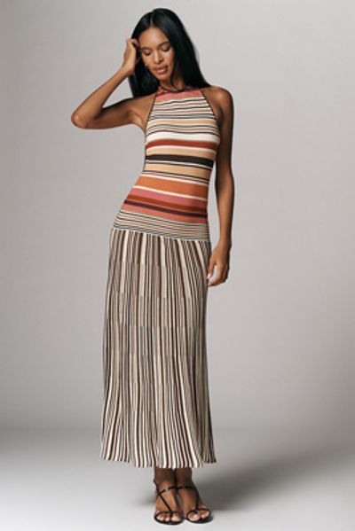 Faithfull Maretta Sleeveless High-Neck Maxi Dress