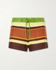 FAITHFULL Miel striped linen shorts - 1