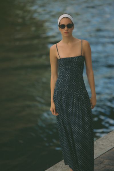Faithfull Mira 100% Cotton Midi Dress