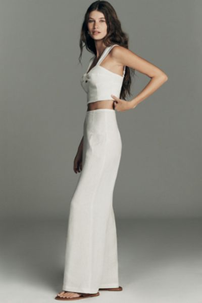 Faithfull Syna High-Rise Wide-Leg 100% Linen Pants