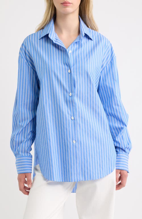 Faithfull the Brand Faithfull the Brand En Vau Oversized Striped Cotton Shirt